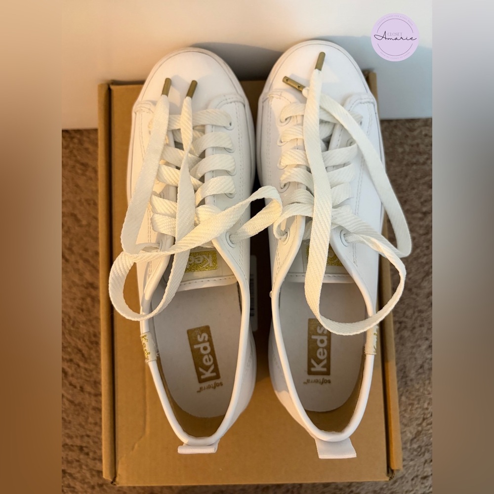 White Platform Keds | Size 6 | Worn Once